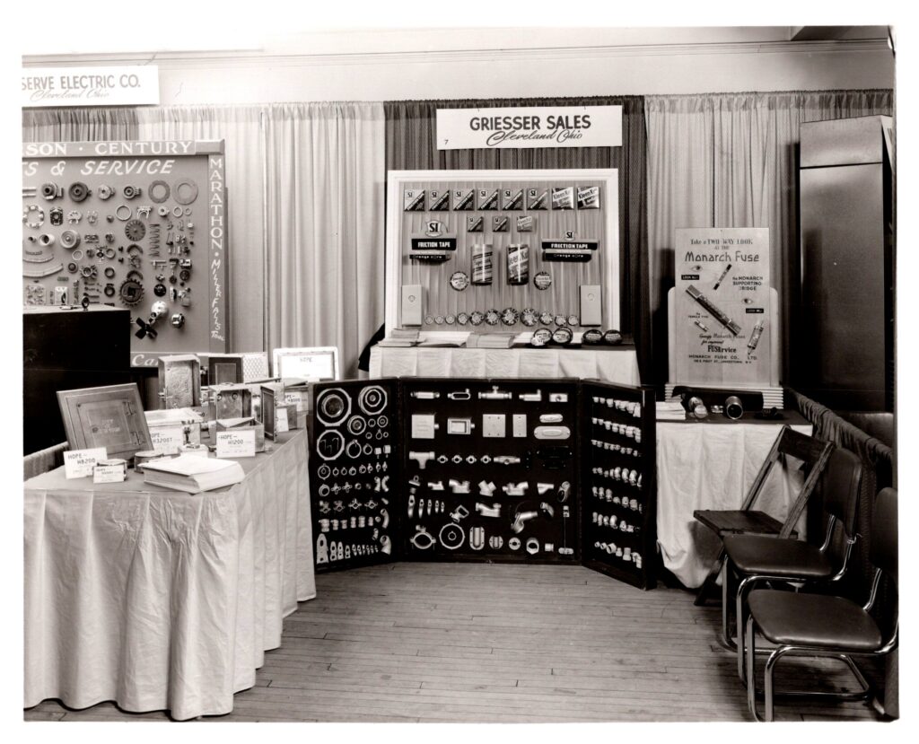 Griesser Sales at an industry expo